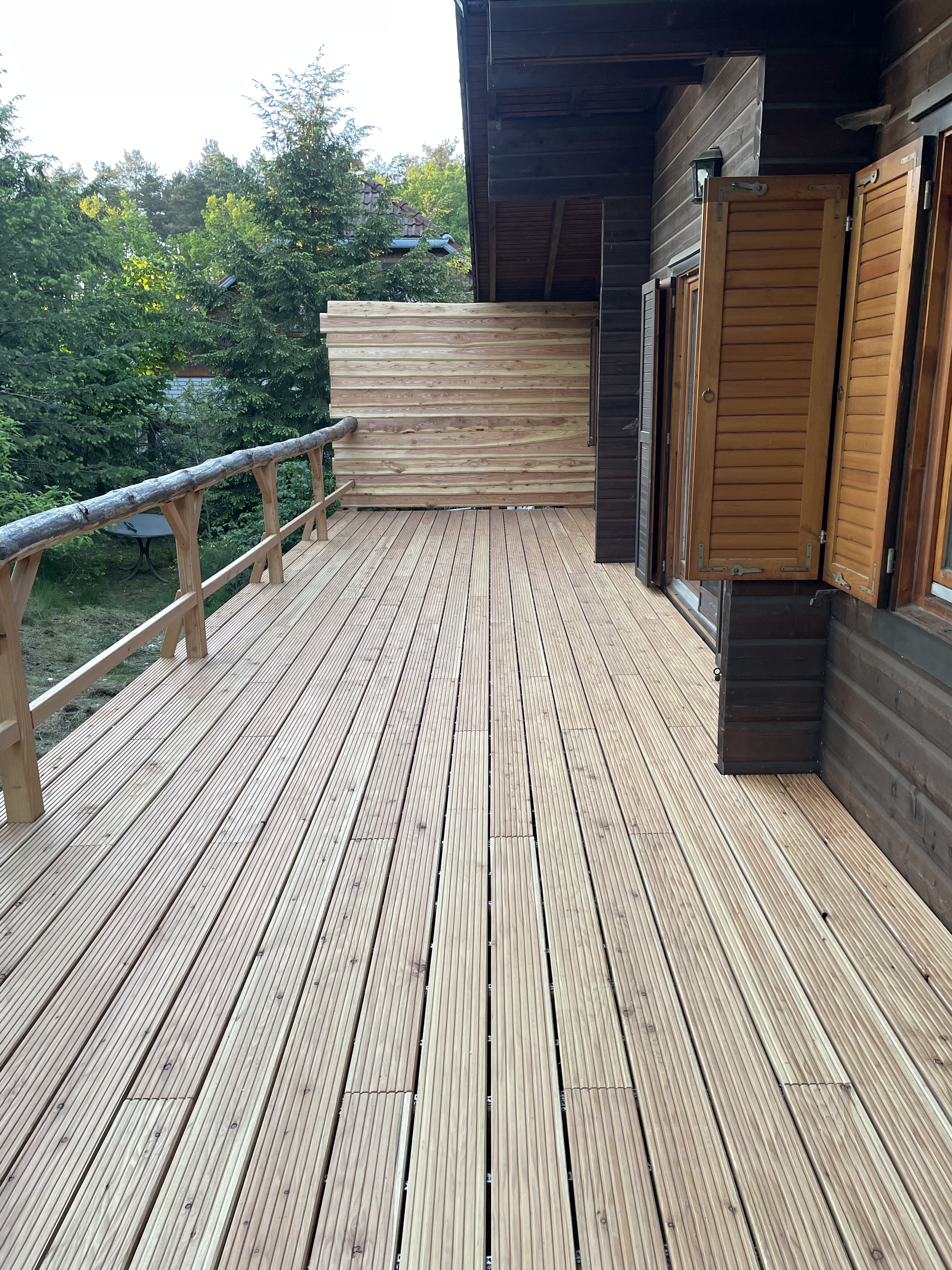 Holzterrasse Tischler Holz Werkzeug Handwerk Handmade